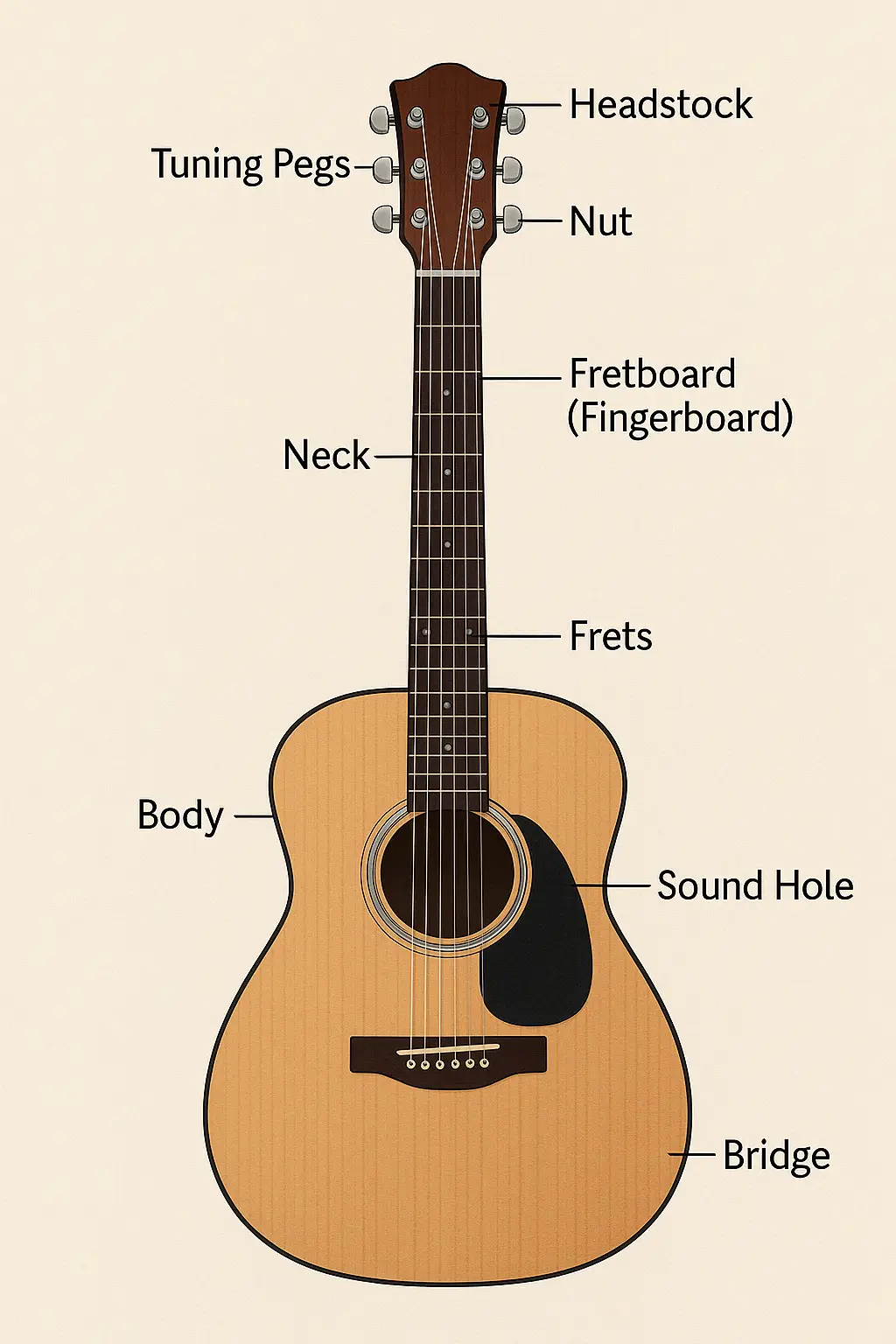 Learn the Parts of the Guitar - Essential Beginner Guide
